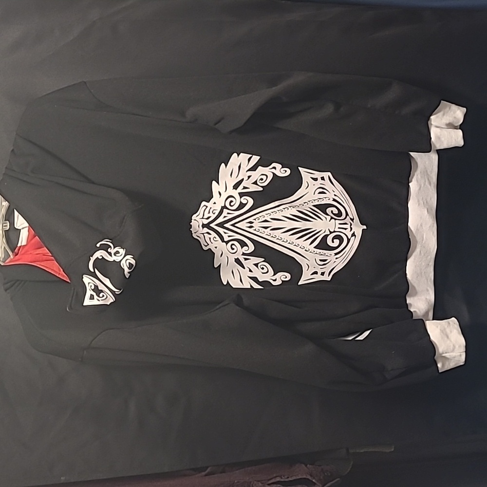 🗡 ASSASSIN CREED Mens Casual Hoodies Pullover Sleeve Printed Hoodie Hooded